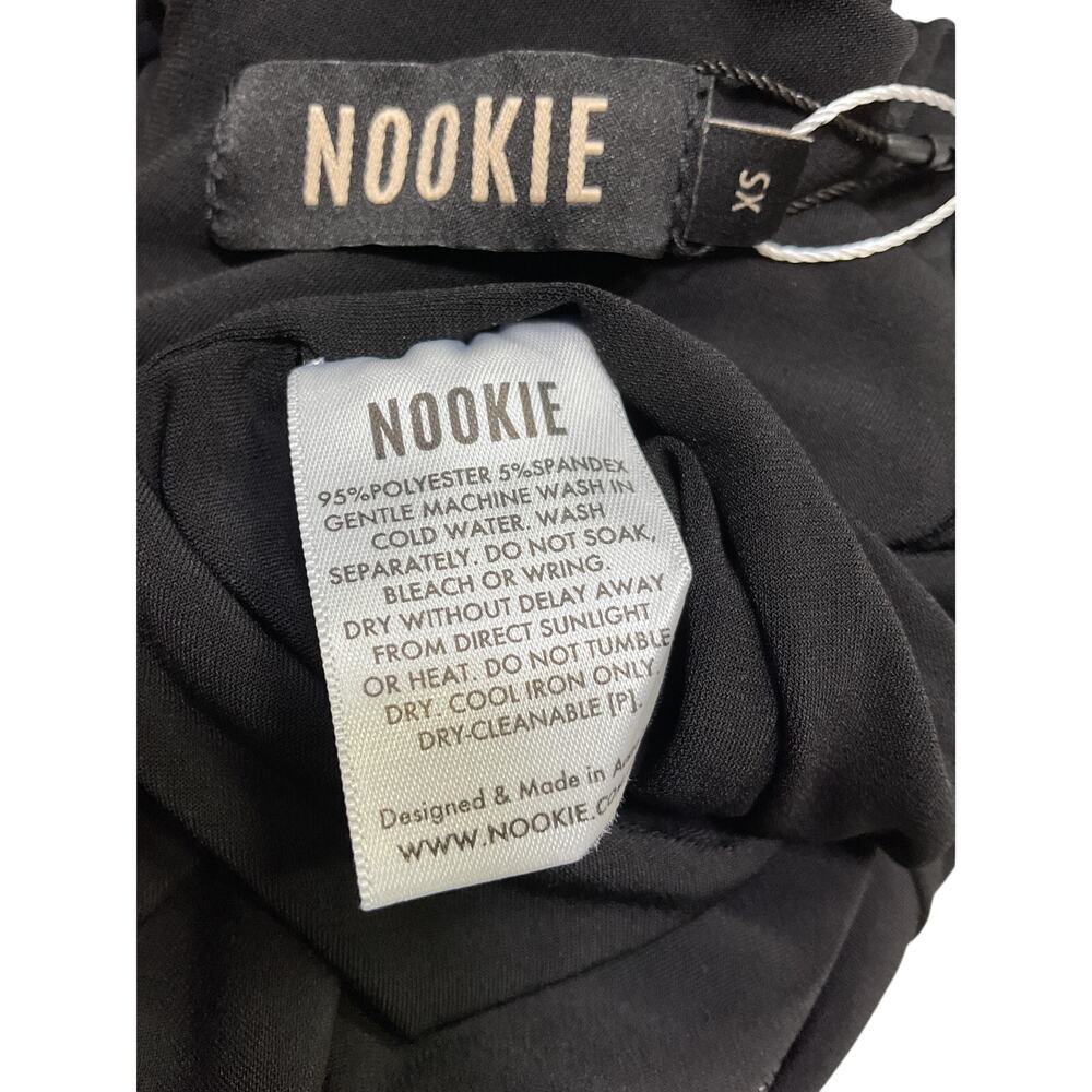 Nookie Sleek Black Charlize Midi Dress Size XS - Picture 4 of 4